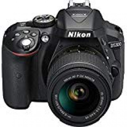 Nikon D5300 24.2MP Digital SLR Camera (Black) with AF-P 18-55mm f/ 3.5-5.6g VR Kit Lens, 16GB Card and Camera Bag 