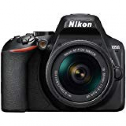 Nikon D3500 DX-Format DSLR Kit with AF-P DX Nikkor 18-55mm f/3.5-5.6G VR (Black) with 16 GB SD Card and Case 