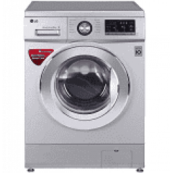 LG 8.0 kg Fully-Automatic Front Loading Washing Machine (FH2G6TDNL42, Silver) 