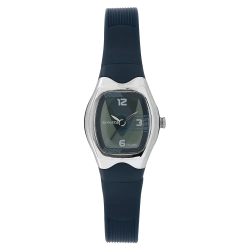Green Dial Plastic Strap Watch