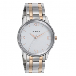 Wedding Edition - White Dial Bimetal Strap Watch