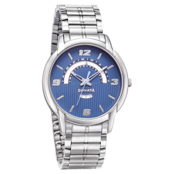 RPM White Dial Metal Strap Watch