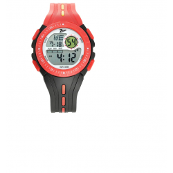 Digital Watch with Black Strap