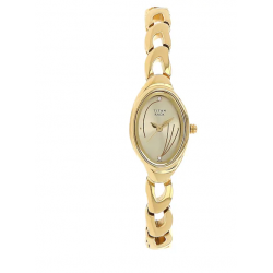 Raga Champagne Dial Metal Strap Watch NL2435YM02