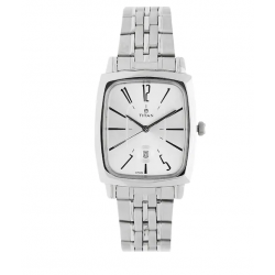 Silver Dial Silver Stainless Steel Strap Watch 2558SM01