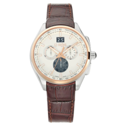 Meteorite by Xylys - Silver Dial Leather Strap Watch