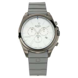 White Dial Silicone Strap Watch