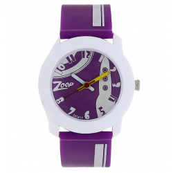 Space Age Purple Dial Analog Watch NDC3025PP25C