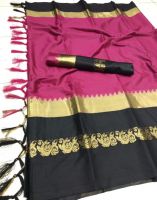 Original Soft Cotton Silk Saree (Code: 1AVS)ORIVI2NM13