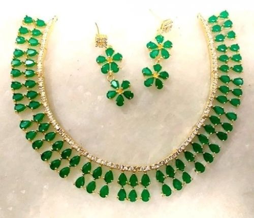 Double Layer Necklace Set (Code: 1MI4)DOUFQ4NO35