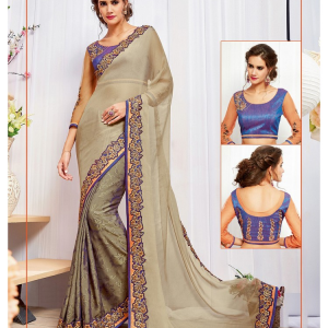 Skin colour saree SKIMPXCN10