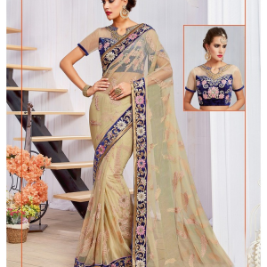 Skin colour saree SKI38ZNB8