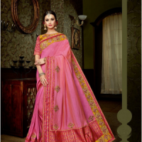 Pink colour sareePINCA2G337