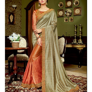 Orange  colour sareeORAYIDB150