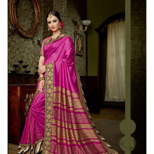 Pink colour sareePIN6WKSG5