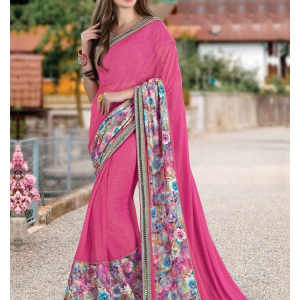 Pink colour sareePINGJBYX7