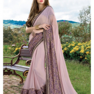 Pink colour sareePINSIQ5G93