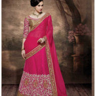 Pink colour saree 	PIN0291Z11