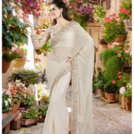 White colour saree WHIE4UA27