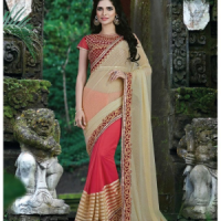 Pink colour sareePINGWVV672