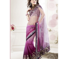 Purple colour sareePURGKCZP63