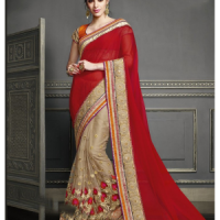 Skin colour saree SKI41SR444