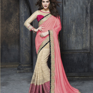 Skin colour saree SKIOI4FA97