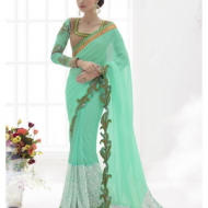 Green colour sareeGREZ4KS270