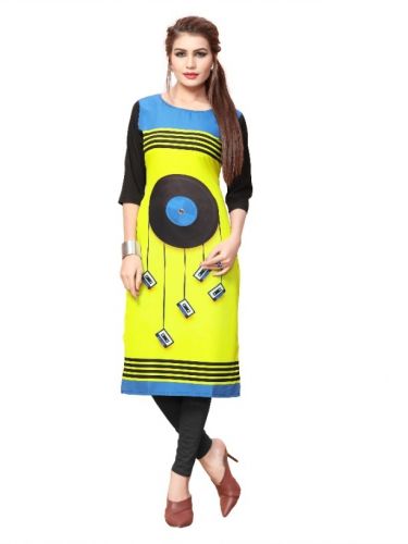 Trendy Women's Crepe Kurti SKU -MR00187 (Code: 1KW8)TREY9ER126