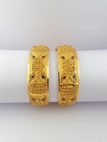 Gold Plated Pair Of Bangle (Code: 1L5K)GOLI1OPZ33