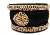 Silk Thread Bangle SKU-NAVYA16 (Code: 1JZJ)SILQ278M55