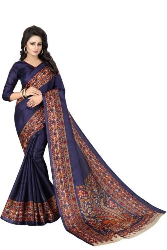 Khadi Silk Saree VMS1634 (Code: 1AV4)KHAZZBCW72