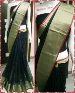 Doriya Cotton Saree (Code: 1AU4)DORNQS4C31