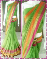 Doriya Cotton Saree (Code: 1AU2)DOR1WHFO7