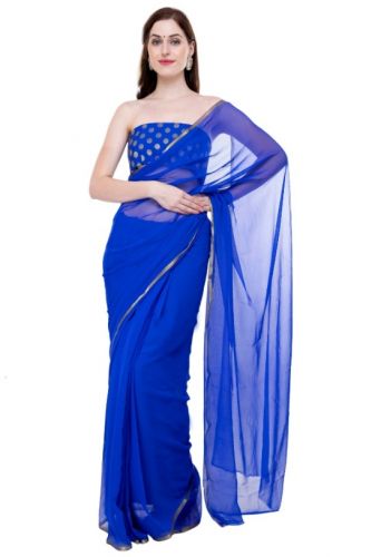 Daily Wear Plain Saree SKU-BCS026 (Code: 1KIS)DAIJ23BV31