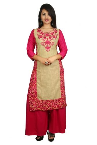 Attractive Kurti & Palazzo SKU-KP214 (Code: 1L13)ATT7282I62