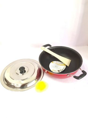 Non stick Deep Kadai with SS Lid, 2 L capacity SKU: DS_443 (Code: 1HFY)Non stick Deep Kadai with SS Lid, 2 L capacity SKU: DS_443 (Code: 1HFY) NON96RBV39