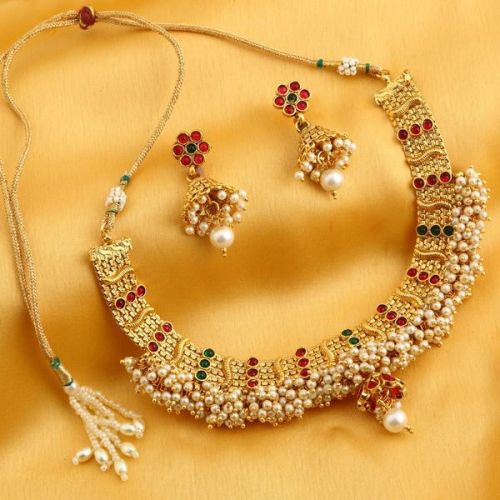 In Style Necklace Set SKU-N71911GLDPGA092017 (Code: 1B2Z)IN 4GUSU16 	