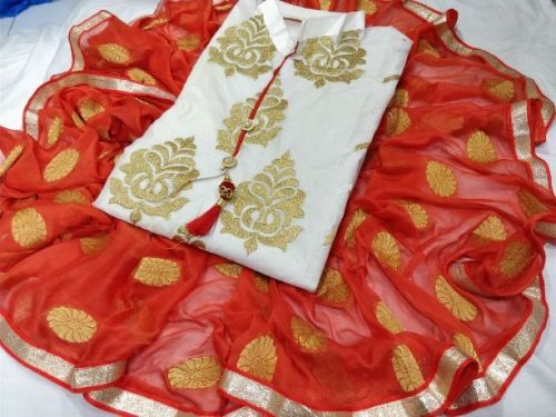 Chanderi Dress MaterialCHAON45B48