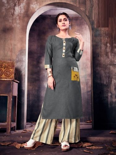 Fashionova Kurti & Palazzo Set (Code: 1A8T)Fashionova Kurti & Palazzo Set (Code: 1A8T) FASPHSK732