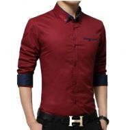 Trendsetter Men's Shirt SKU- D Red (Code: 1EA1)TRE1BOQX31