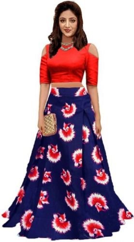 Women's Beautiful Lehenga SKU -LF-Tushar Red (Code: 1H23)WOM4G5BZ80