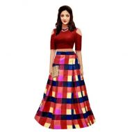 Women's Beautiful Lehenga SKU -LF-Red Checks (Code: 1H1X)WOMK4DKU69Women's Beautiful Lehenga SKU -LF-Red Checks (Code: 1H1X)WOMK4DKU69 	