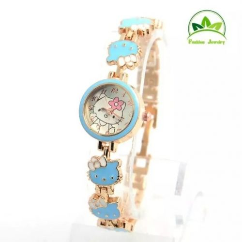 Stylish Women Watch SKU-kitty blue (Code: 157M)STY5FOGX94