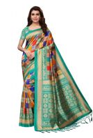 Kalamkari Silk Saree SKU-S182202 (2) (Code: 1KLQ)KALA7X0V46