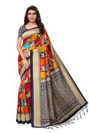 Kalamkari Silk Saree SKU-S182199 (3) (Code: 1KLM)KALZCV7256