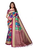 Kalamkari Silk Saree SKU-S182198 (3) (Code: 1KLL)KALS6F7D92