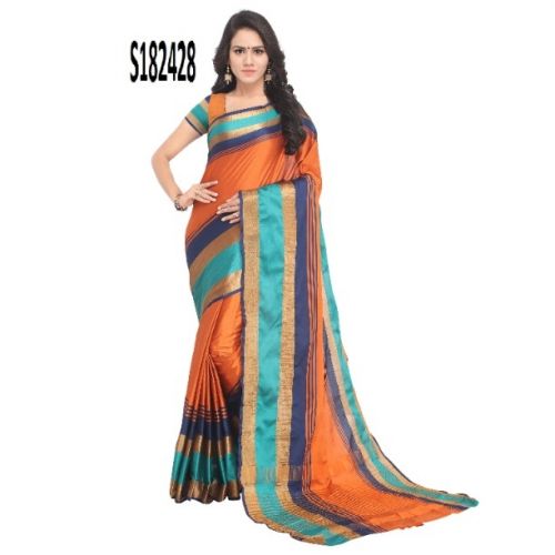 Kalamkari Mysore Silk Saree SKU-S182428 (3) (Code: 1KJU)KALWL7R637