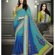 Blue colour sareeBLUANJYA47